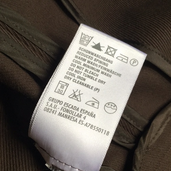 Escada wide leg pants/skirt suit - Picture 7 of 15